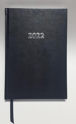 Opakowanie Kalendarz 2022 Ekonomiczny V3 A5 dzienny czarny KKA5DE