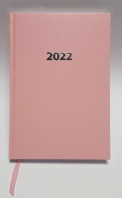 Opakowanie Kalendarz 2022 Ekonomiczny V6 A5 dzienny różowy KKA5DE