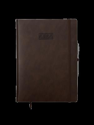 Opakowanie Kalendarz 2022 Elegance V3 A4 dzienny brązowy KKA4DE