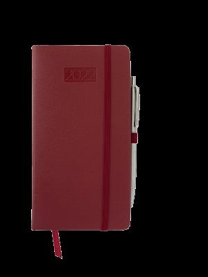 Opakowanie Kalendarz 2022 Lux V1 DL tygodniowy czerwony KKDLTL