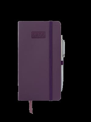 Opakowanie Kalendarz 2022 Lux V2 DL tygodniowy fioletowy KKDLTL