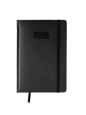 Opakowanie Kalendarz 2022 Lux z gumką V5 A5 dzienny czarny KKA5DL