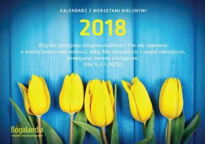 Kalendarz z wersetami biblijnymi BOGULANDIA 2018. Wydawca: Bogulandia. SmakLiter.pl Opakowanie Kalendarz z wersetami biblijnymi BOGULANDIA 2018