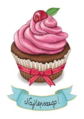 Opakowanie Karnet A5 babeczka