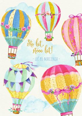 Opakowanie Karnet A5 balony