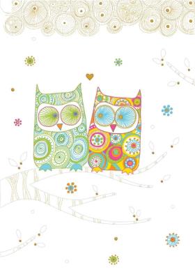 Opakowanie Karnet B6 + koperta Urodziny Sowy