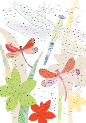 Opakowanie Karnet B6 + koperta Ważki