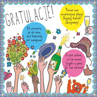 Opakowanie Karnet KW SH Gratulacje