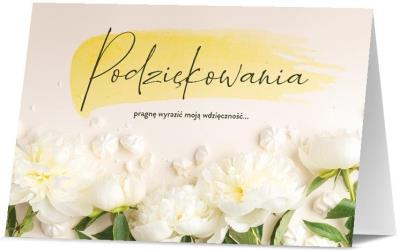 Opakowanie Karnet Podziękowania K. B6-1905