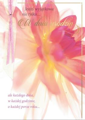 Opakowanie Karnet PR-374 Urodziny (kwiaty)