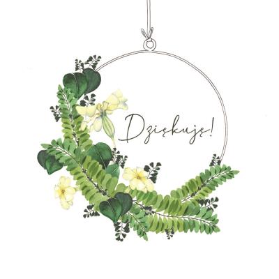 Opakowanie Karnet Swarovski kwadrat CL4004_PO Dziękuję!