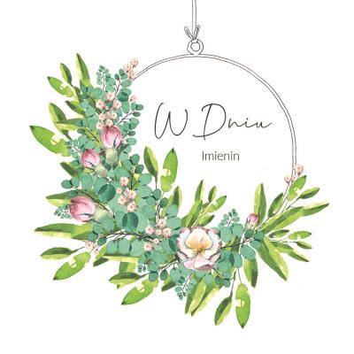 Opakowanie Karnet Swarovski kwadrat CL4007_PO W Dniu Imienin