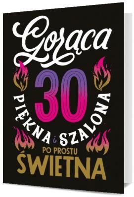 Opakowanie Karnet Urodziny 30 damskie K. B6-1899