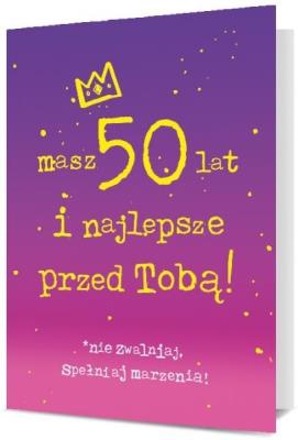 Opakowanie Karnet Urodziny 50 K. B6-1914