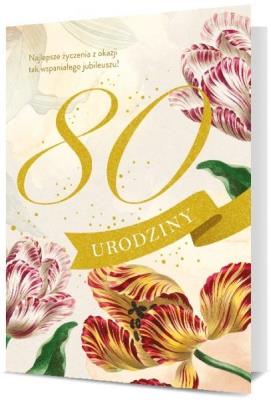 Opakowanie Karnet Urodziny 80 K. B6-1908