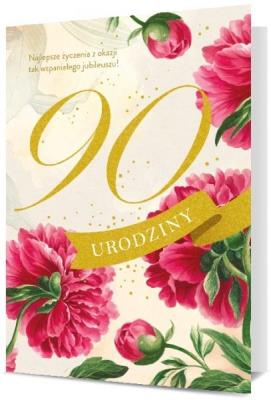 Opakowanie Karnet Urodziny 90 K. B6-1909