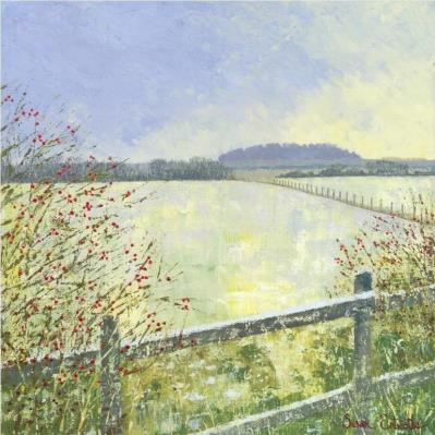 Opakowanie Karnet z kopertą Szron na polu