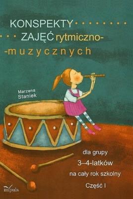 Okładka książki Konspekty zajęć rytmiczno-muzycznych 3-4 cz.1