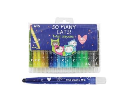 Opakowanie Kredki Twist Crayons So Many Cats 24 kolory
