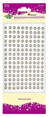 Opakowanie Kryształki samoprzylepne perełki 7mm 15 pasków