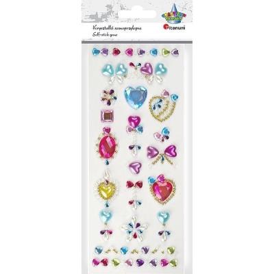 Opakowanie Kryształki samoprzylepne tatuaż/biżuteria mix