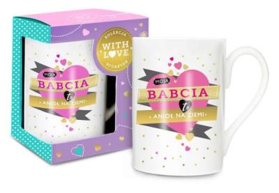 Opakowanie Kubek With Love Babcia