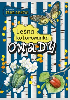 Okładka książki Leśna kolorowanka. Owady