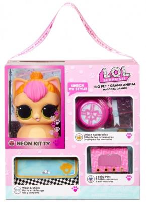 Opakowanie LOL Suprise Big Pets Neon Kitty
