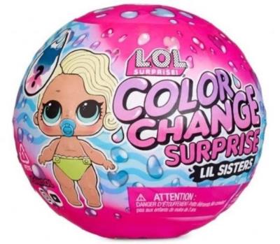 Opakowanie LOL Suprise Color Change Lil Sisters