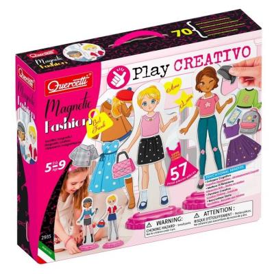 Magnetyczna moda Najlepsze przyjaciółki. Wydawca: Quercetti. SmakLiter.pl Opakowanie Magnetyczna moda Najlepsze przyjaciółki