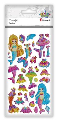 Opakowanie Naklejki wypukłe syrenki i stroje mix