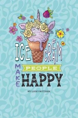 Opakowanie Notatnik ozdobny 143x210/64K linia Lody