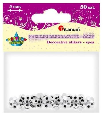 Opakowanie Oczy samoprzylepne 5 mm A'50