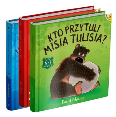 Okładka książki Pakiet Kto przytuli Misia Tulisia / Kochamy Cię, Misiu Tulisiu / Miś Tuliś idzie do przedszkola
