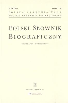 Polski Słownik Biograficzny z.218 T.53/3. Autor: praca zbiorowa. SmakLiter.pl Okładka książki Polski Słownik Biograficzny z.218 T.53/3