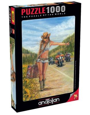 Puzzle 1000 Amerykańskie życie. Wydawca: Anatolian. SmakLiter.pl Opakowanie Puzzle 1000 Amerykańskie życie