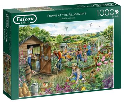 Puzzle 1000 Falcon Praca na działce G3. Wydawca: Jumbo. SmakLiter.pl Opakowanie Puzzle 1000 Falcon Praca na działce G3