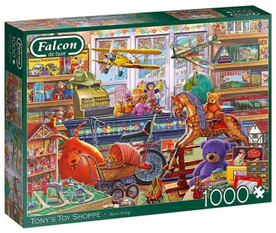 Puzzle 1000 Falcon Sklep z zabawkami G3. Wydawca: Jumbo. SmakLiter.pl Opakowanie Puzzle 1000 Falcon Sklep z zabawkami G3