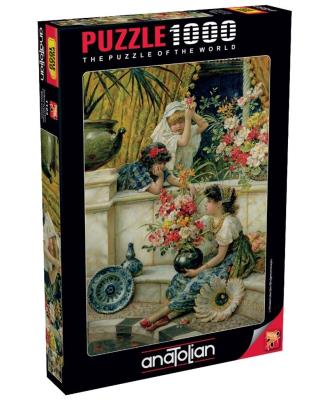 Puzzle 1000 Kwiaty wschodu. Wydawca: Anatolian. SmakLiter.pl Opakowanie Puzzle 1000 Kwiaty wschodu