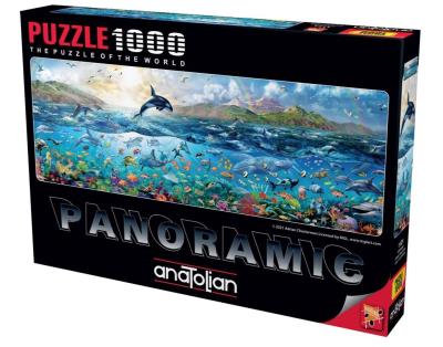 Puzzle 1000 Ocean pełen życia (Panorama). Wydawca: Anatolian. SmakLiter.pl Opakowanie Puzzle 1000 Ocean pełen życia (Panorama)