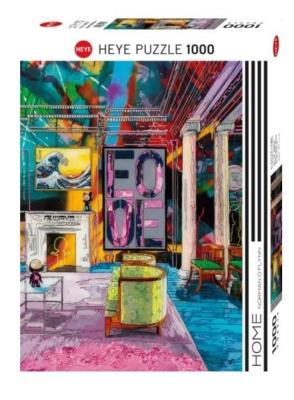 Puzzle 1000 Pokój z falą, Norman O'Flynn. Wydawca: Heye. SmakLiter.pl Opakowanie Puzzle 1000 Pokój z falą, Norman O'Flynn