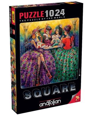 Puzzle 1024 Przerwa na kawę. Wydawca: Anatolian. SmakLiter.pl Opakowanie Puzzle 1024 Przerwa na kawę