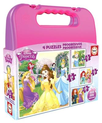 Zdjęcie produktu Puzzle 12+16+20+25 Księżniczki z bajek Disneya G3