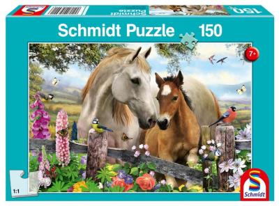 Puzzle 150 Klacz i źrebię G3. Wydawca: Schmidt. SmakLiter.pl Opakowanie Puzzle 150 Klacz i źrebię G3