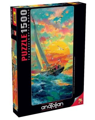 Puzzle 1500 Kolorowy zachód słońca. Wydawca: Anatolian. SmakLiter.pl Opakowanie Puzzle 1500 Kolorowy zachód słońca