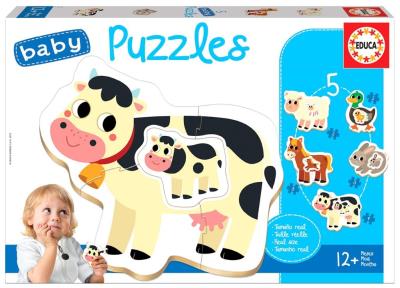 Puzzle 2-4 Zwierzęta hodowlane G3. Wydawca: Educa. SmakLiter.pl Opakowanie Puzzle 2-4 Zwierzęta hodowlane G3