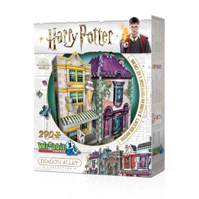 Opakowanie Puzzle 290 Wrebbit 3D Harry Potter Madam Malkin's&Florean Fortescue's Ice Cream