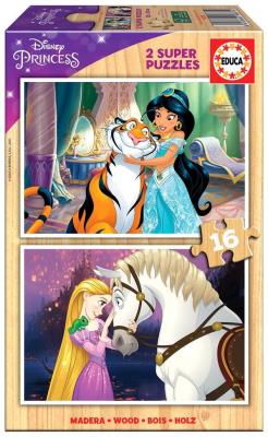 Puzzle 2x16 Aladyn/Zaplątani (drewniane) G3. Wydawca: Educa. SmakLiter.pl Opakowanie Puzzle 2x16 Aladyn/Zaplątani (drewniane) G3