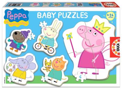 Puzzle 3-5 Świnka Peppa G3. Wydawca: Educa. SmakLiter.pl Opakowanie Puzzle 3-5 Świnka Peppa G3