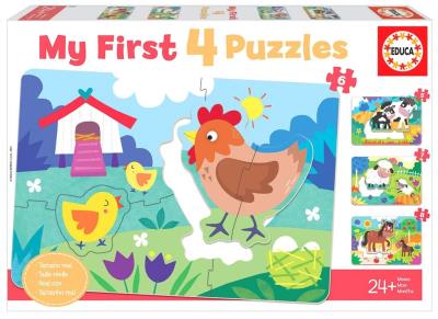 Puzzle 5-8 Mama i dziecko G3. Wydawca: Educa. SmakLiter.pl Opakowanie Puzzle 5-8 Mama i dziecko G3